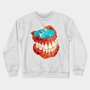 Denture Pool Crewneck Sweatshirt